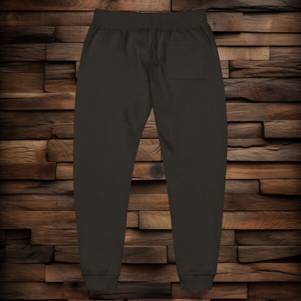 Copy of Cozy Embroidered Unisex Fleece Sweatpants - White Logo - Image 12