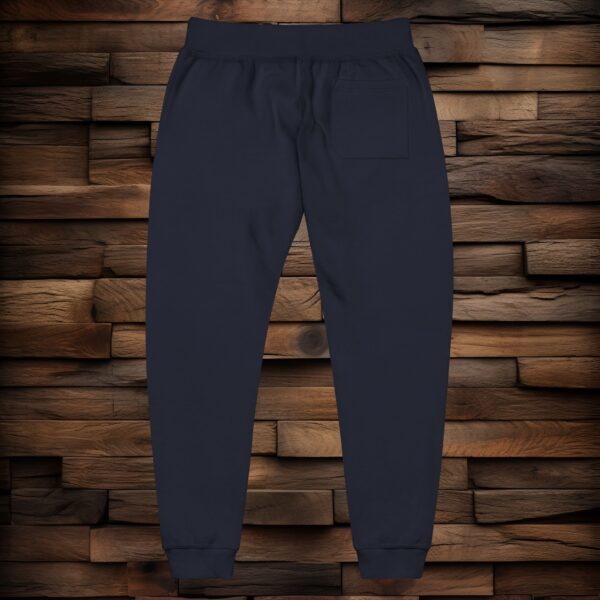 Copy of Cozy Embroidered Unisex Fleece Sweatpants - White Logo - Image 10