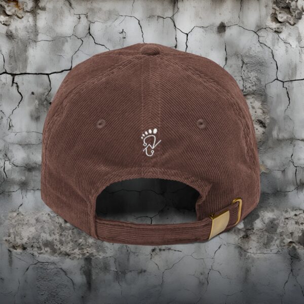 Vintage Corduroy Embroidered Squatch Hat - Image 6