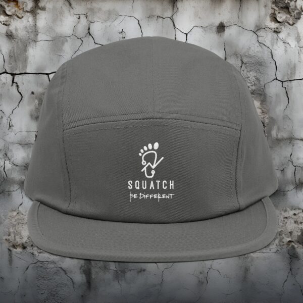 Outdoor 5 Panel Cap with Squatch Embroidery, Camping Hat - Image 7