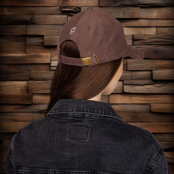 Vintage Corduroy Embroidered Squatch Hat - Image 7