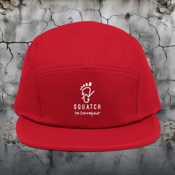 Outdoor 5 Panel Cap with Squatch Embroidery, Camping Hat - Image 13