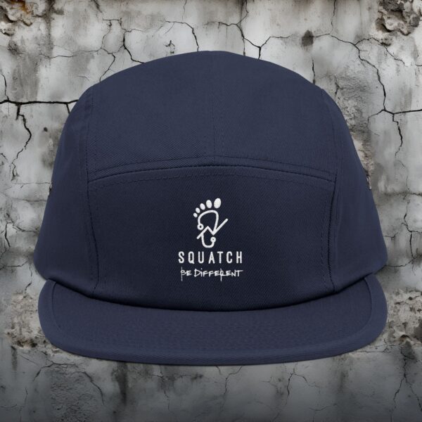 Outdoor 5 Panel Cap with Squatch Embroidery, Camping Hat - Image 9