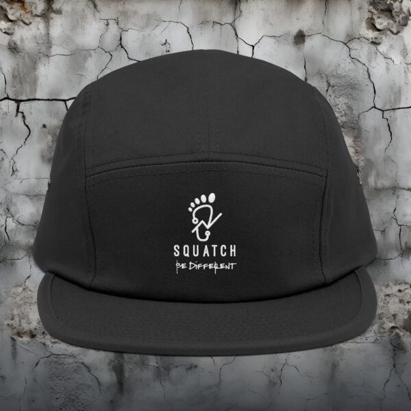 Outdoor 5 Panel Cap with Squatch Embroidery, Camping Hat - Image 11
