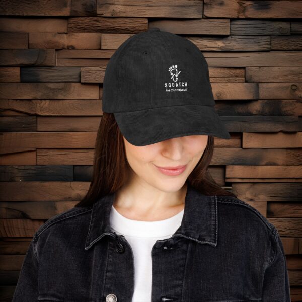 Vintage Corduroy Embroidered Squatch Hat - Image 20