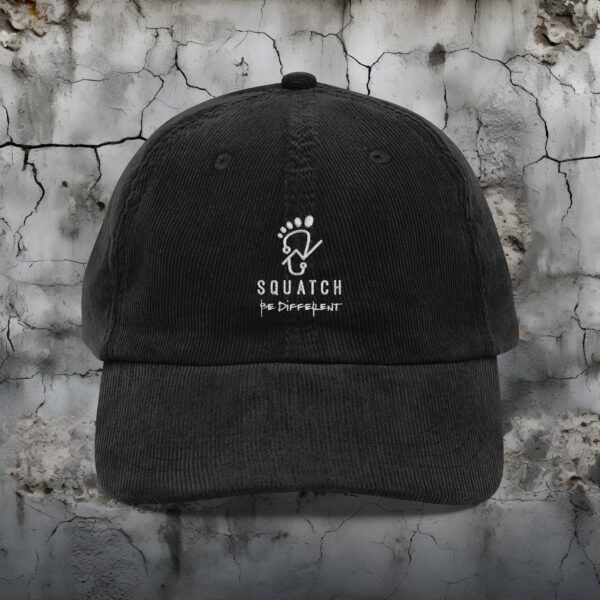 Vintage Corduroy Embroidered Squatch Hat - Image 17
