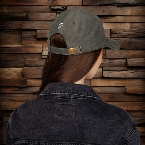 Vintage Corduroy Embroidered Squatch Hat - Image 11